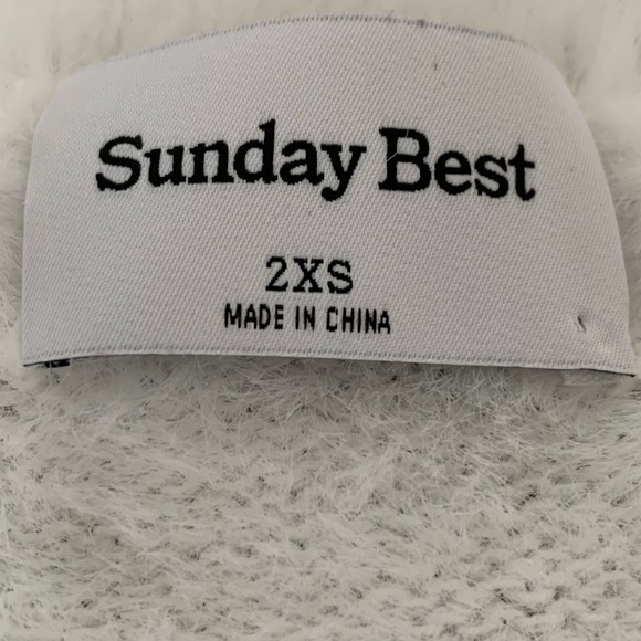 Sunday best (from Aritzia) size 2xs cropped sweater - Picture 4 of 4